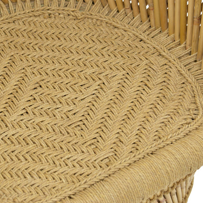 Armchair Treza Inart natural bamboo 66x48x89cm