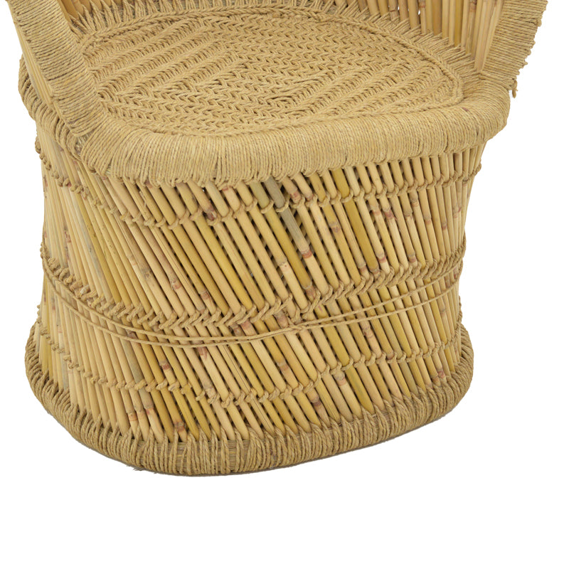 Armchair Treza Inart natural bamboo 66x48x89cm