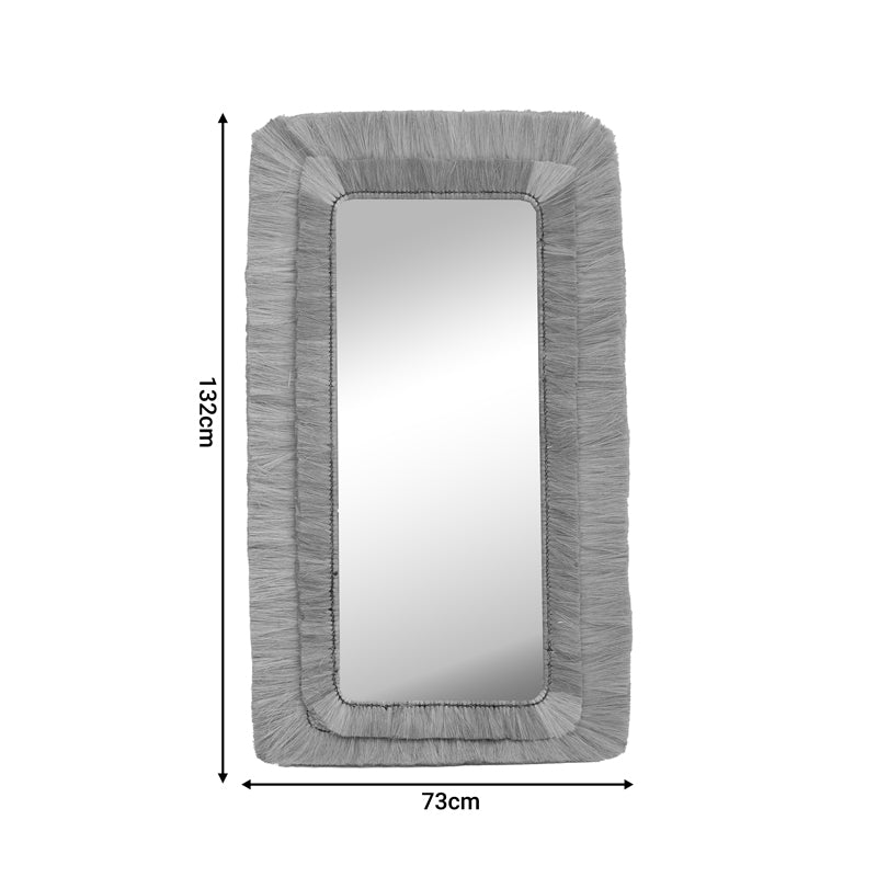 Mirror Meison Inart natural grass 132x4x73cm