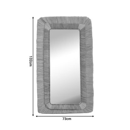 Mirror Meison Inart natural grass 132x4x73cm