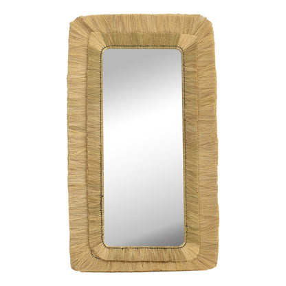 Mirror Meison Inart natural grass 132x4x73cm