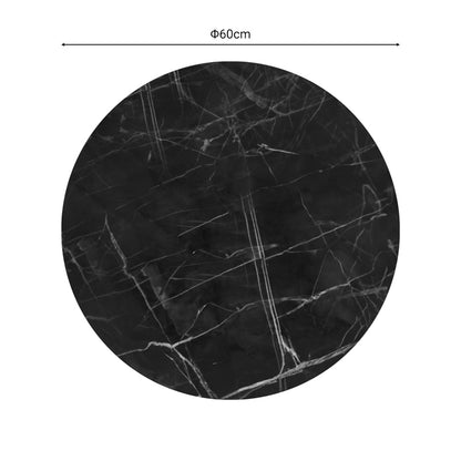 Table surface Saran pakoworld black marble D60cm