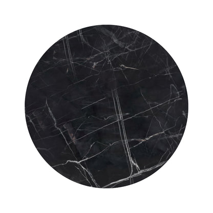 Table surface Saran pakoworld black marble D70cm