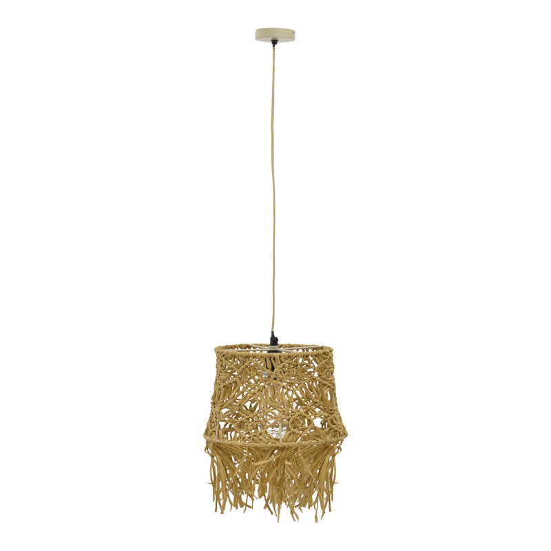 Ceiling lamp Rapom Inart E27 natural D25x95cm