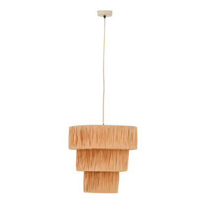 Ceiling lamp Bombe Inart E27 natural D40x120cm