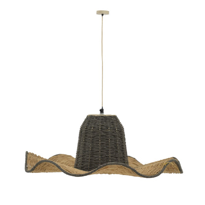 Ceiling lamp Darla Inart E27 natural D57x110cm