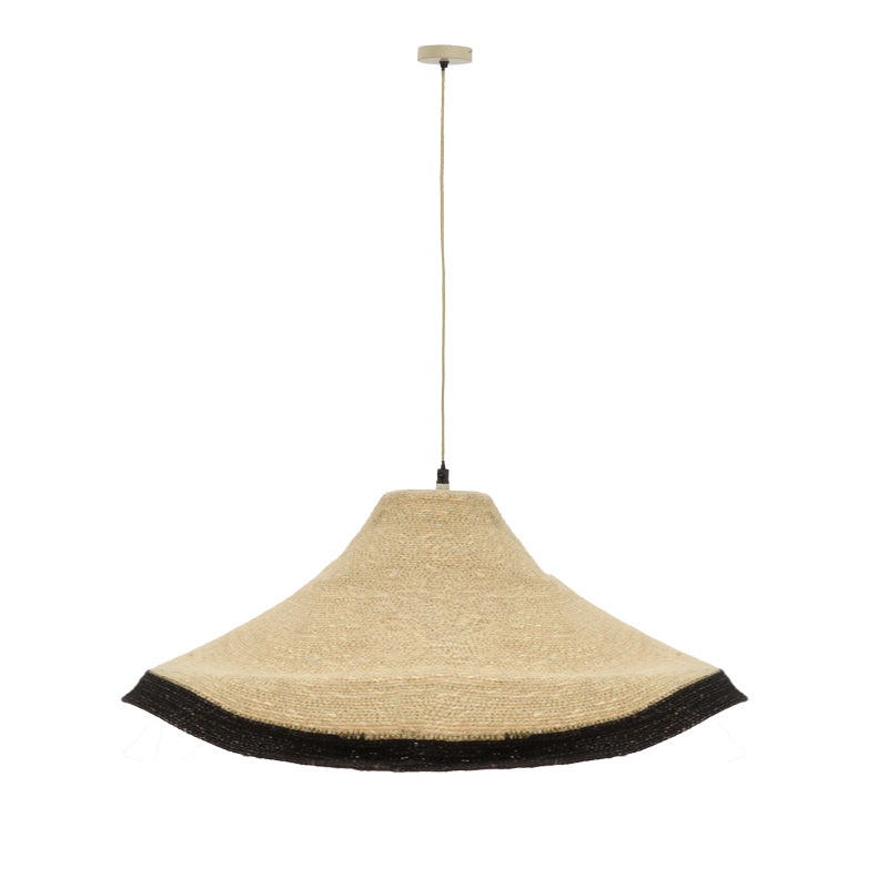 Ceiling lamp Hatty Inart E27 natural D60x115cm