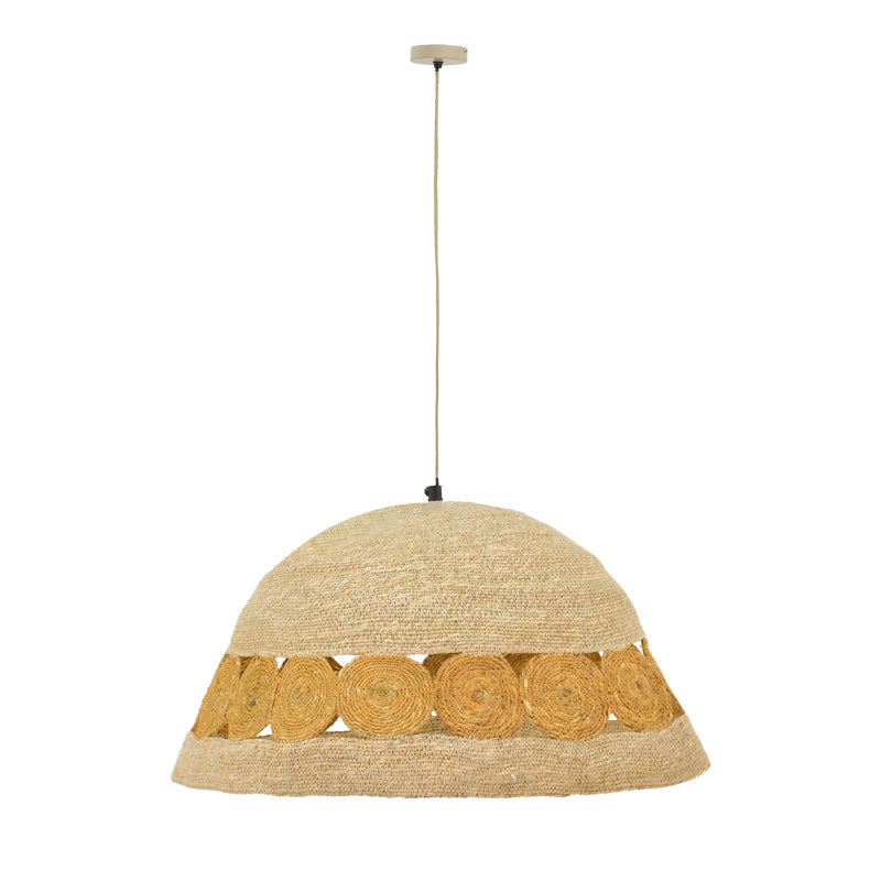 Ceiling lamp Gervi Inart E27 natural D50x110cm