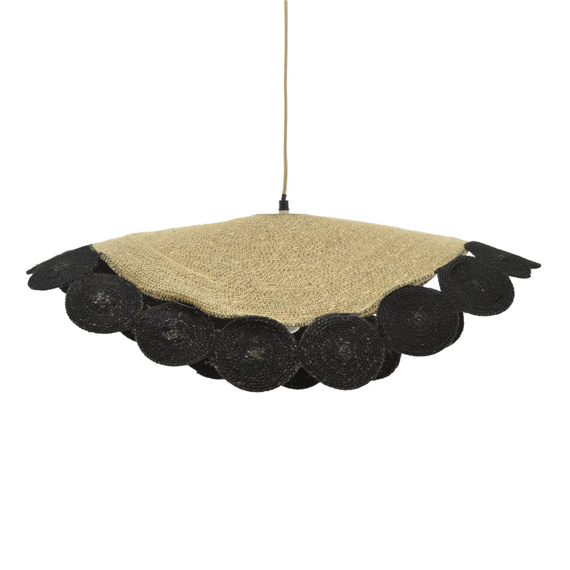 Ceiling lamp Kono Inart natural-black D70x100cm