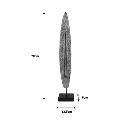 Table decoration Thalon Inart natural mango wood-iron 12.5x9x70cm