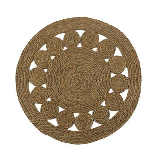 Carpet Lopzerc Inart natural rope D80x2cm