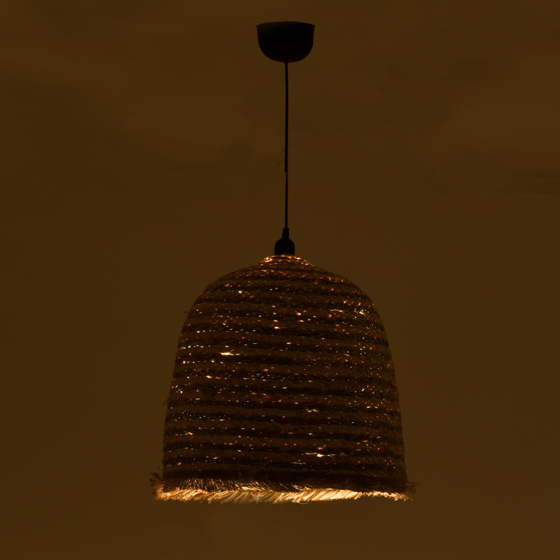 Nolie Inart natural wicker ceiling light D40x99cm