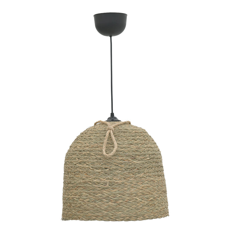 Lamper Inart natural wicker ceiling light D34x87cm