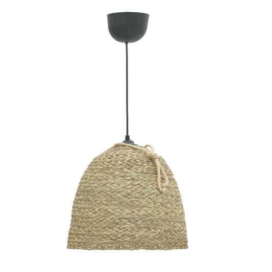 Lamper Inart natural wicker ceiling light D30x82cm