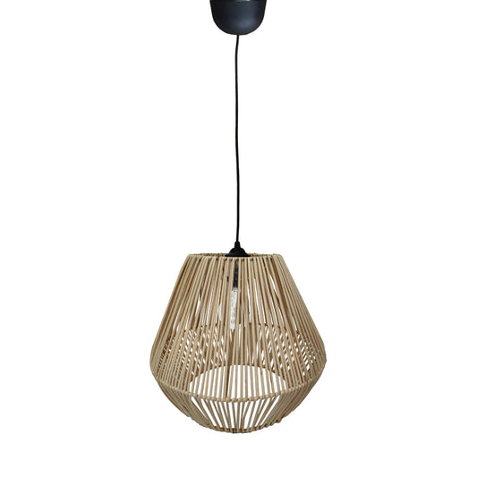 Lilabel Inart wicker ceiling lamp in natural color D25x84cm