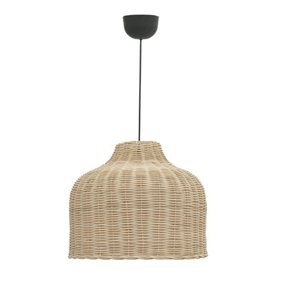 Ziquel Inart rattan ceiling lamp in natural shade Φ42x89cm