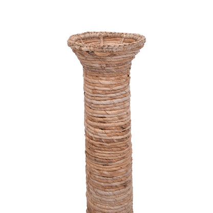 Decorative vase Strail Inart banana mat in antique natural shade D33x100cm