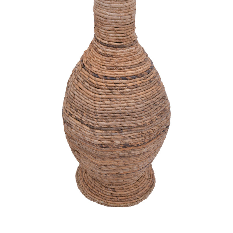 Decorative vase Strail Inart banana mat in antique natural shade D33x100cm