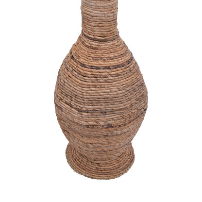 Decorative vase Strail Inart banana mat in antique natural shade D33x100cm