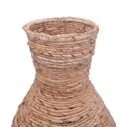 Decorative vase Lerpon Inart banana mat in antique natural shade D40x100cm