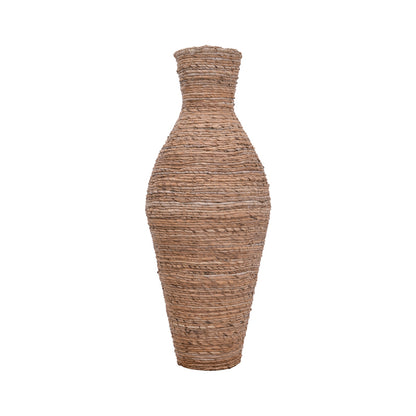 Decorative vase Lerpon Inart banana mat in antique natural shade D40x100cm