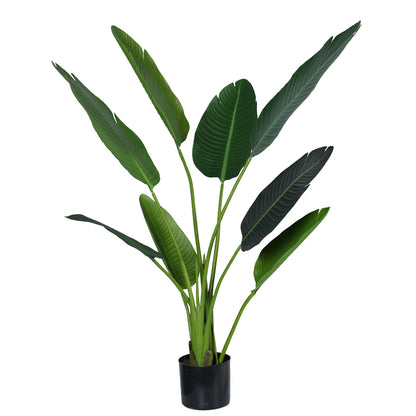 Decorative plant Palm tree in a pot Inart green pp H120cm