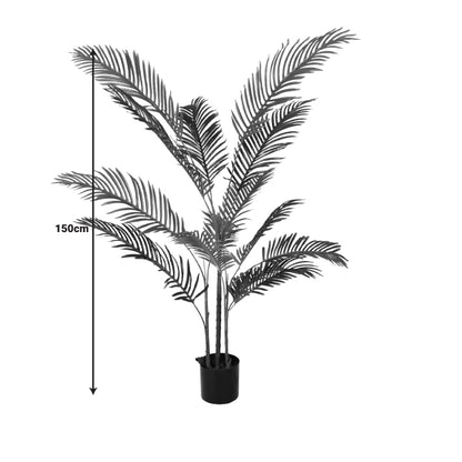 Decorative plant Areca II in a pot Inart green pp H150cm