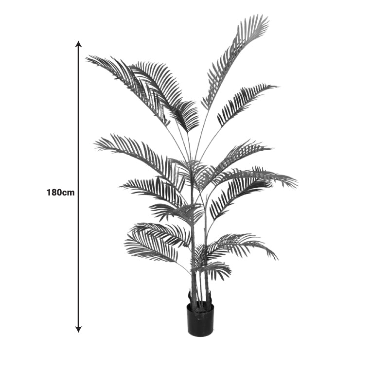 Decorative plant Areca III in a pot Inart green pp H180cm