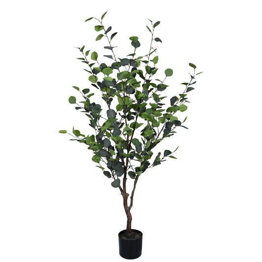 Decorative plant Eucalyptus I in a pot Inart green pp H150cm