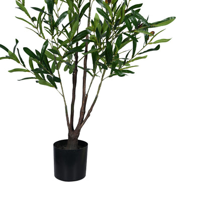 Decorative plant Olive tree in a pot Inart green pp H120cm