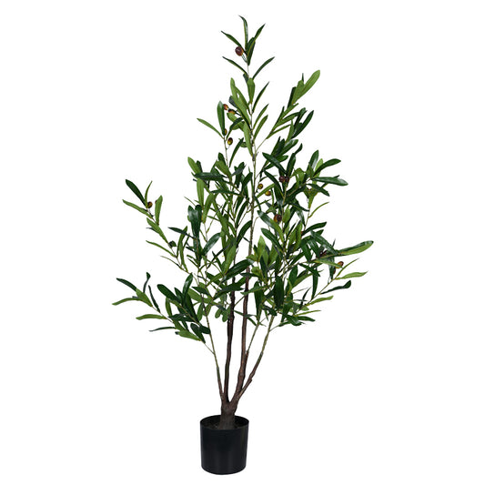 Decorative plant Olive tree in a pot Inart green pp H120cm