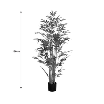 Decorative plant Bamboo I in a pot Inart green pp H150cm