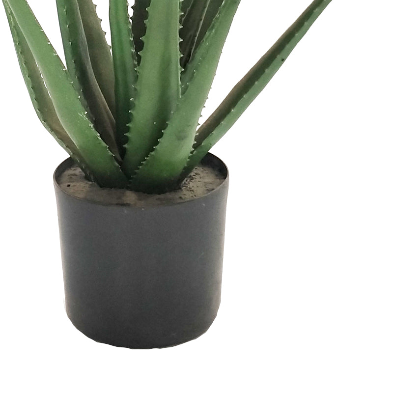 Aloe decorative plant in a pot Inart green pp H51cm