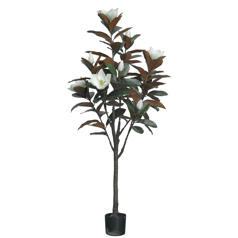 Decorative plant Mangola I in a pot Inart white pp H155cm