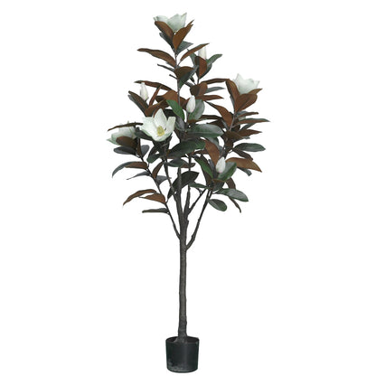 Decorative plant Mangola I in a pot Inart white pp H155cm