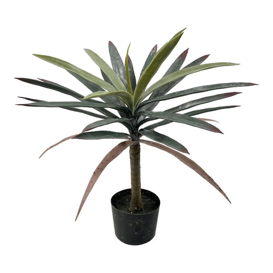 Decorative plant Dracaena palm in a pot Inart green pp H62cm