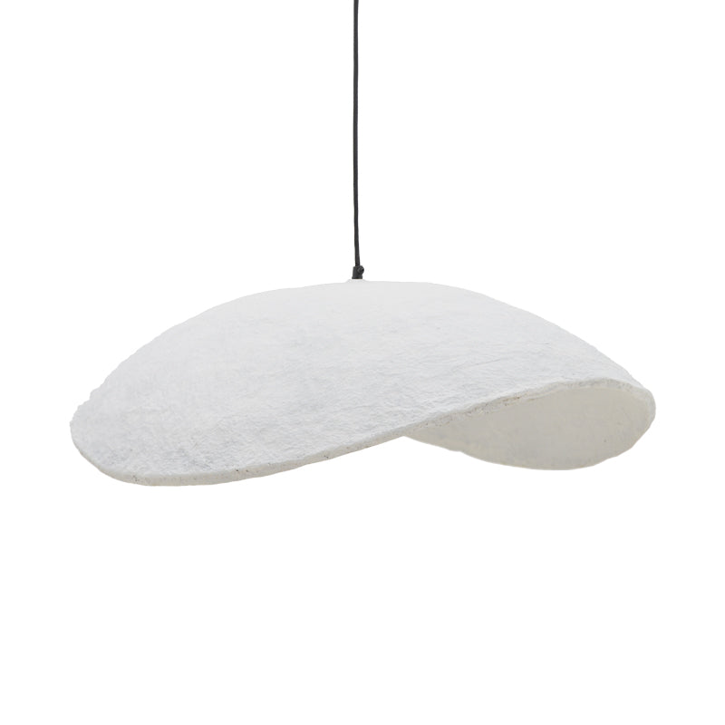 Ceiling light Lampi Inart white press papier-iron 71x53x123cm