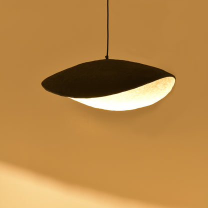 Ceiling light Lampi Inart black-gold  press papier-iron 71x53x123cm