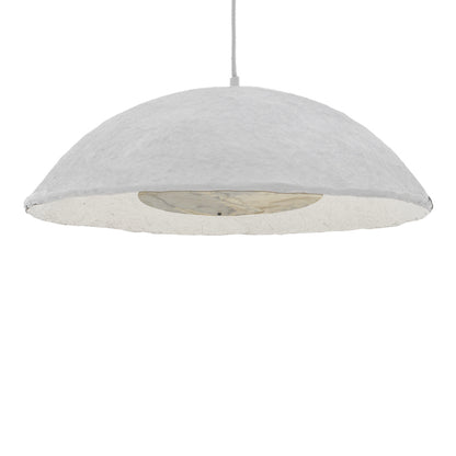 Ceiling light Markiz Inart white press papier-iron D57x118cm