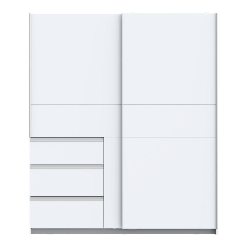 2-door ardrobe Gotion pakoworld white melamine 170.5x61x200,5cm