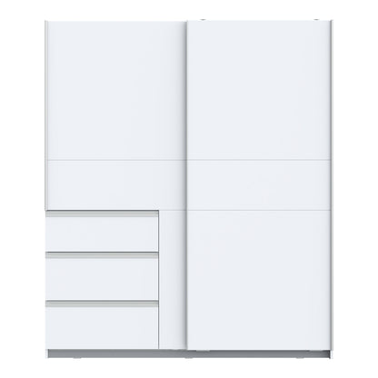 2-door ardrobe Gotion pakoworld white melamine 170.5x61x200,5cm