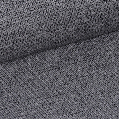 Remis pakoworld chair dark gray fabric-leg black metal 49x61x91cm