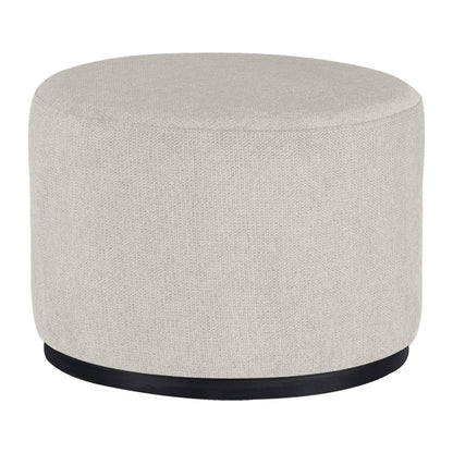 Tool Numan pakoworld cream fabric-black metal leg D60x44cm