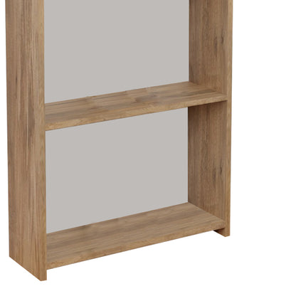 Bookcase Fren pakoworld oak-white melamine 60x19.5x170cm