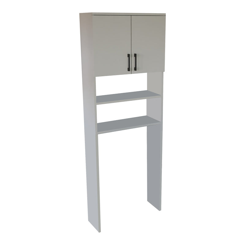 Laundry cabinet Hifro pakoworld white melamine 65x27x185.5cm