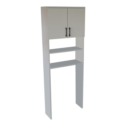 Laundry cabinet Hifro pakoworld white melamine 65x27x185.5cm