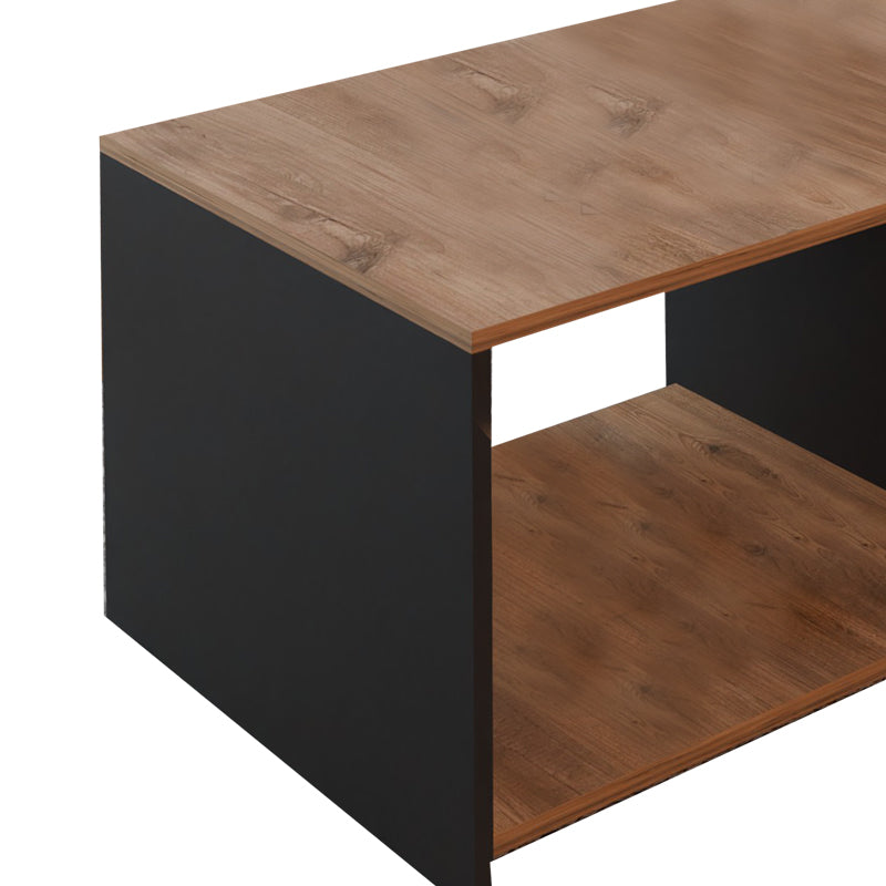 Coffee table Noil pakoworld oak-anthracite melamine 90x60x48cm