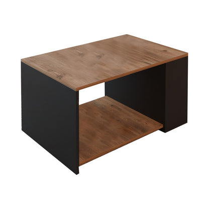 Coffee table Noil pakoworld oak-anthracite melamine 90x60x48cm