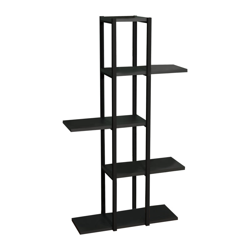 Floor shelf Ploko pakoworld anthracite melamine-black metal 60x24x110cm