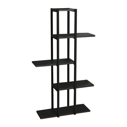 Floor shelf Ploko pakoworld anthracite melamine-black metal 60x24x110cm